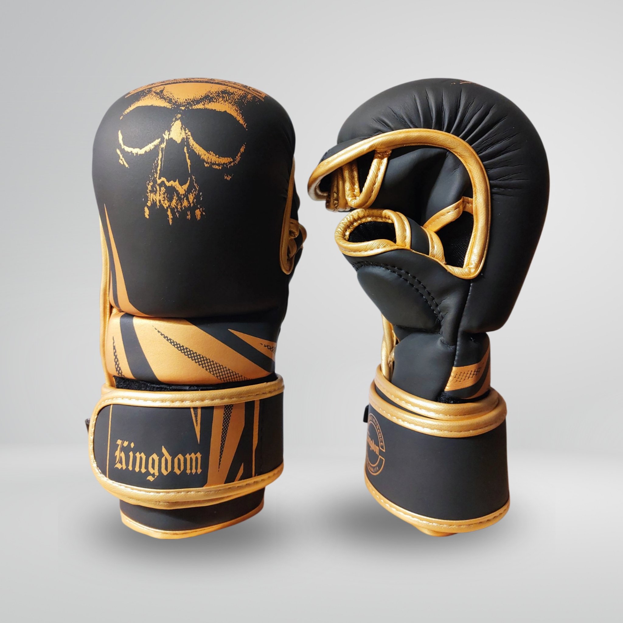 Gants MMA Kingdom Fighting - Noir/Or – Image 2