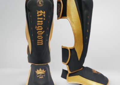 Protège-Tibias Kingdom Fighting - Noir/Or