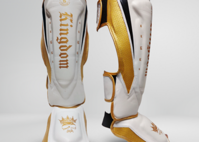 Protège-Tibias Kingdom Fighting - Blanc/Or