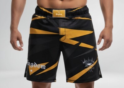Short de Combat Kingdom Fighting - Noir/Or